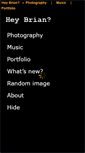 Mobile Screenshot of heybrian.com