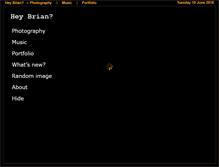 Tablet Screenshot of heybrian.com